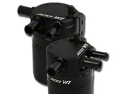 ADD W1 Baffled Oil Catch Can Kit V3; Black Ring (17-25 F-250 Super Duty, Excluding Diesel)