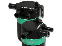 ADD W1 Baffled Oil Catch Can Kit V3; Green Ring (17-26 F-250 Super Duty, Excluding Diesel)