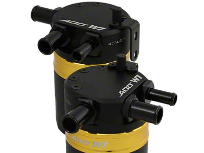 ADD W1 Baffled Oil Catch Can Kit V3; Gold Ring (17-25 F-350 Super Duty, Excluding Diesel)
