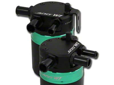 ADD W1 Baffled Oil Catch Can Kit V3; Green Ring (17-25 F-350 Super Duty, Excluding Diesel)