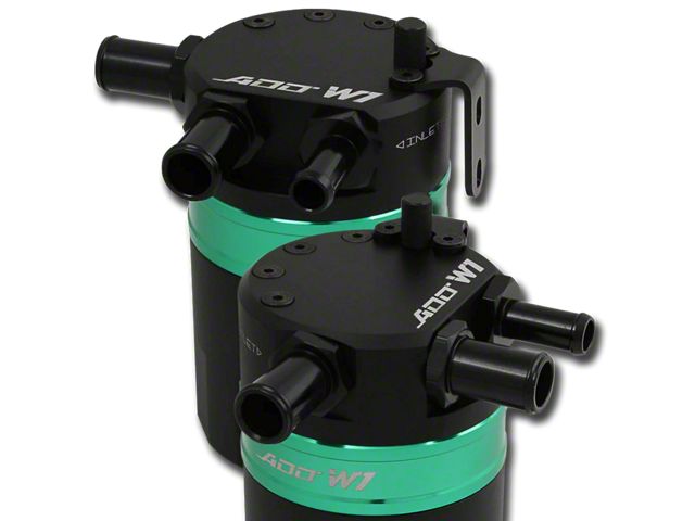 ADD W1 Baffled Oil Catch Can Kit V3; Green Ring (17-24 F-350 Super Duty, Excluding Diesel)