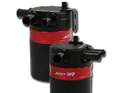 ADD W1 Baffled Oil Catch Can Kit V3; Red Ring (17-26 F-350 Super Duty, Excluding Diesel)
