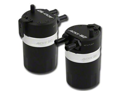 ADD W1 Baffled Oil Catch Can Kit V3.3; Silver Ring (09-18 5.7L RAM 1500)