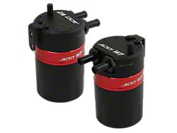 ADD W1 Baffled Oil Catch Can Kit V3; Red Ring (14-18 Sierra 1500)