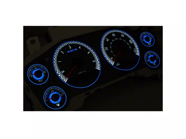 ADD W1 Overlay Face Gauge Cluster; 3D Illusions (07-13 Sierra 1500)