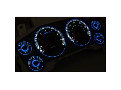 ADD W1 Overlay Face Gauge Cluster; 3D Illusions (07-14 Sierra 2500 HD)
