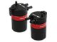 ADD W1 Baffled Oil Catch Can Kit V3.3; Red Ring (19-24 4.3L, 5.3L, 6.2L Silverado 1500)