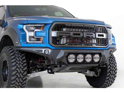 Addictive Desert Designs Bomber Front Bumper for Rigid 360 6-Inch Round Lights (17-20 F-150 Raptor)