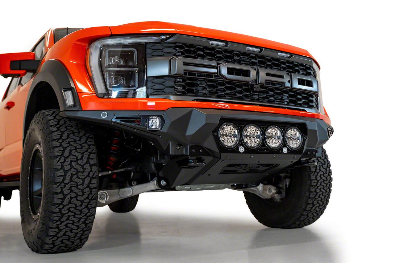Addictive Desert Designs Bomber Front Bumper for Rigid 360 6-Inch Round Lights (21-23 F-150 Raptor)