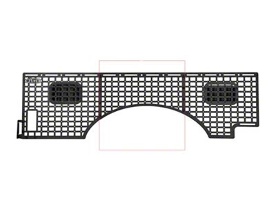 Addictive Desert Designs Bed Side MOLLE Panels; Driver Center (23-25 F-250 Super Duty)