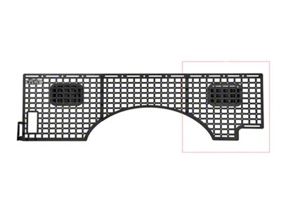 Addictive Desert Designs Bed Side MOLLE Panels; Driver Rear (23-25 F-250 Super Duty)