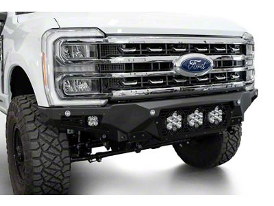 Addictive Desert Designs Bomber Front Bumper for Baja Designs LP6 Round Lights (23-24 F-250 Super Duty)