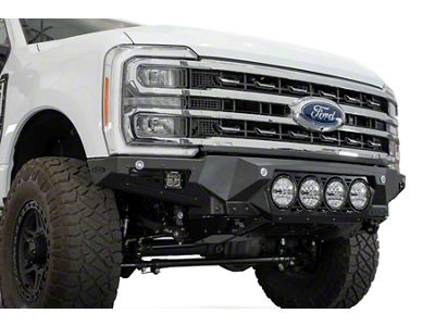 Addictive Desert Designs Bomber Front Bumper for Rigid 360 6-Inch Round Lights (23-24 F-250 Super Duty)