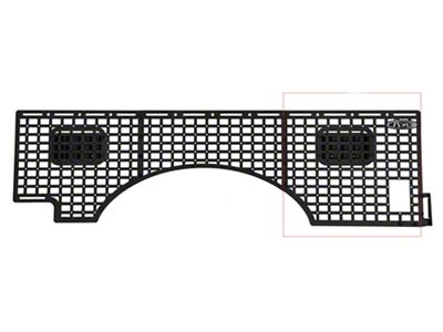 Addictive Desert Designs Bed Side MOLLE Panels; Passenger Rear (23-25 F-350 Super Duty)