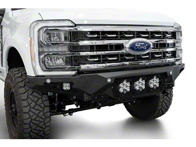 Addictive Desert Designs Bomber Front Bumper for Baja Designs LP6 Round Lights (23-25 F-350 Super Duty)