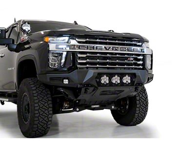 Addictive Desert Designs Bomber Front Bumper for Baja Designs LP6 Round Lights (20-23 Silverado 2500 HD)