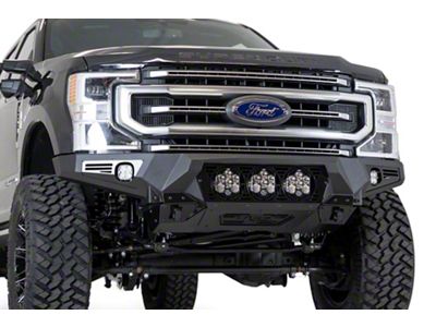 Addictive Desert Designs Bomber Front Bumper for Baja Designs LP6 Round Lights (17-22 F-250 Super Duty)