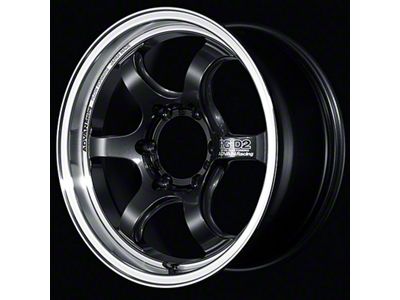 Advan RG-D2 Truck Machining and Black Gunmetallic 6-Lug Wheel; 17x8; 20mm Offset (07-14 Tahoe)
