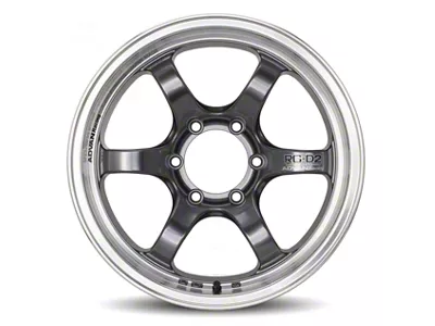 Advan RG-D2 Truck Machining and Racing Gunmetallic 6-Lug Wheel; 17x8; 20mm Offset (07-14 Tahoe)