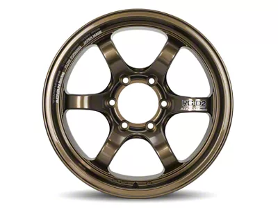 Advan RG-D2 Truck Umber Bronze Metallic 6-Lug Wheel; 17x8; 20mm Offset (07-14 Tahoe)