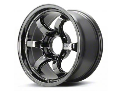 Advan RG-D2 Truck Machining and Racing Hyper Black 6-Lug Wheel; 18x9; 0mm Offset (14-18 Sierra 1500)