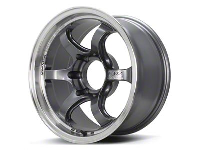 Advan RG-D2 Truck Machining and Gunmetal 6-Lug Wheel; 18x9; 0mm Offset (14-18 Silverado 1500)