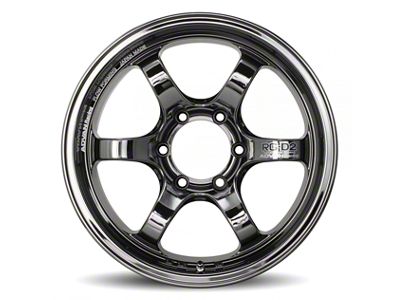 Advan RG-D2 Truck Black Chrome 6-Lug Wheel; 18x9; 0mm Offset (21-26 Tahoe)