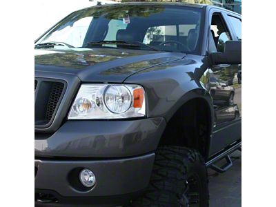 Advanced Fiberglass Concepts 4-Inch Flare/3-Inch Rise Fenders; Unpainted (04-08 F-150)