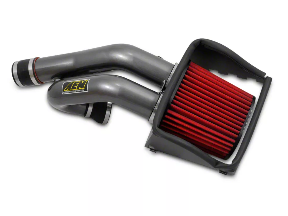 AEM Induction Brute Force Cold Air Intake; Gunmetal Gray (15-16 3.5L EcoBoost F-150)