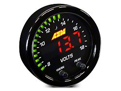 AEM Electronics X-Series Voltmeter Gauge; Electrical (Universal; Some Adaptation May Be Required)