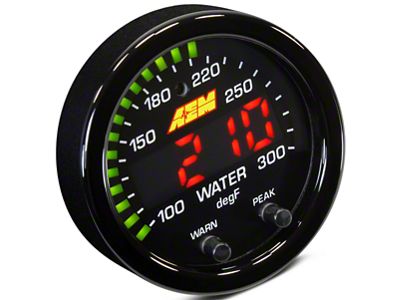 AEM Electronics X-Series Temperature Gauge; Electrical (Universal; Some Adaptation May Be Required)