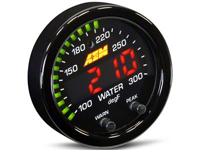 AEM Electronics X-Series Temperature Gauge; Electrical (Universal; Some Adaptation May Be Required)