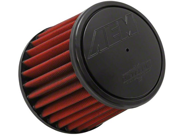 AEM Induction DryFlow Air Filter; 3-Inch Inlet / 5-Inch Length (Universal; Some Adaptation May Be Required)