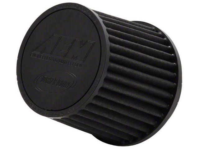 AEM Induction Brute Force DryFlow Air Filter; 4.50-Inch Inlet / 5.125-Inch Length (Universal; Some Adaptation May Be Required)