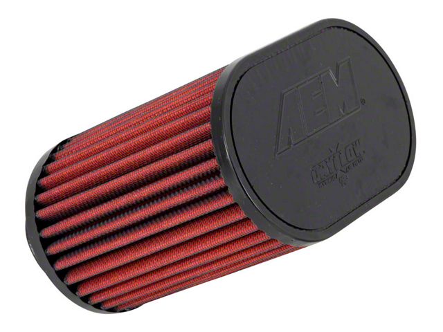 AEM Induction DryFlow Air Filter; 2-Inch Inlet / 5.50-Inch Length (Universal; Some Adaptation May Be Required)