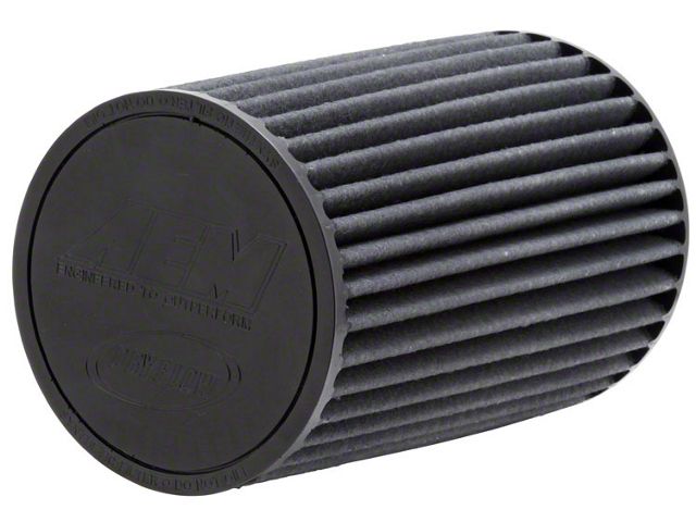 AEM Induction Brute Force DryFlow Air Filter; 4.50-Inch Inlet / 9.063-Inch Length (Universal; Some Adaptation May Be Required)