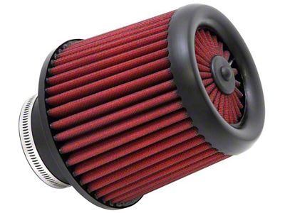 AEM Induction Race DryFlow Air Filter; 3-Inch Inlet / 5.563-Inch Length (Universal; Some Adaptation May Be Required)