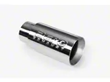 Aero Exhaust Straight Cut Rolled End Stainless Steel Round Exhaust Tip; 4-Inch; Polished (Fits 3-Inch Tailpipe)