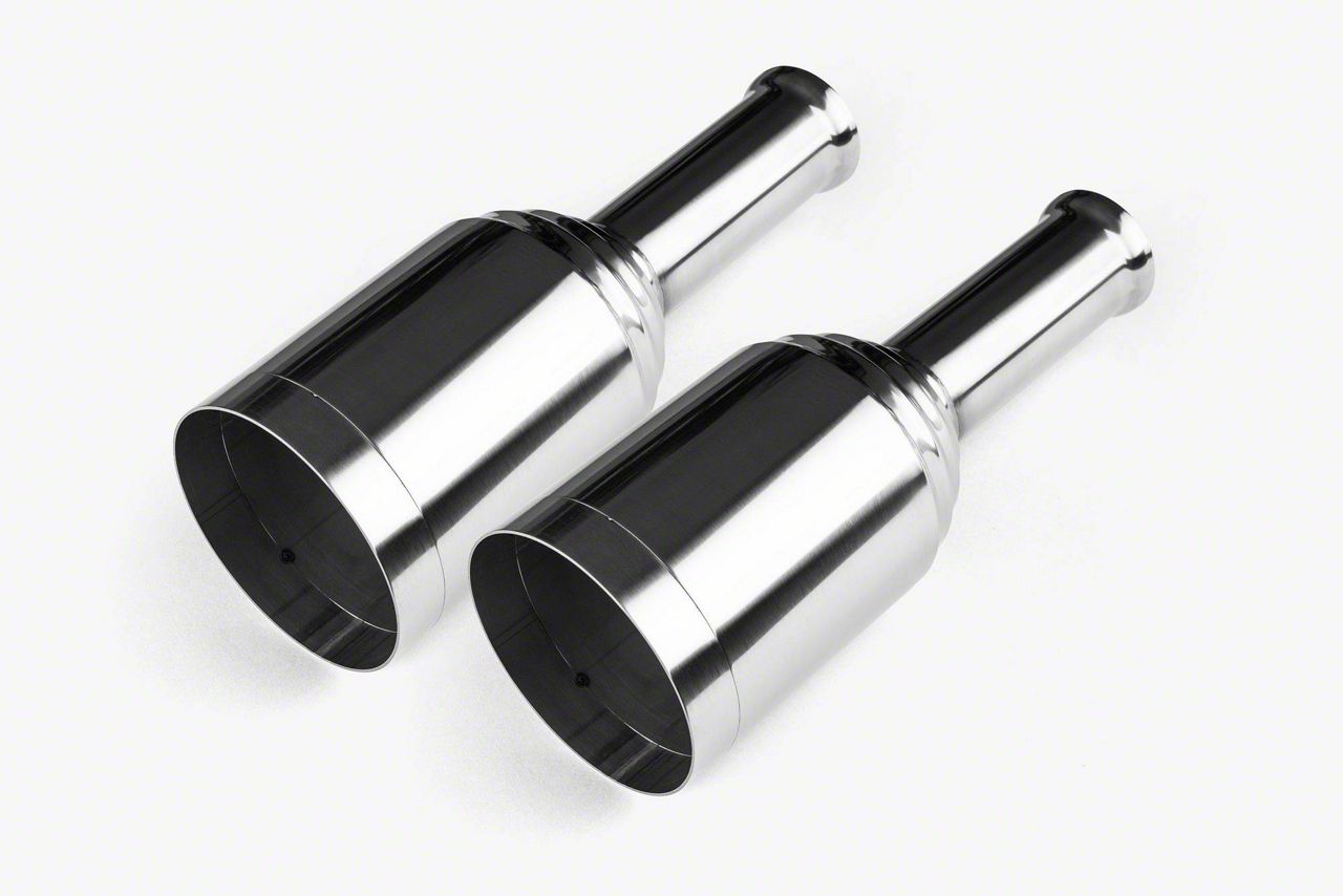 Aero Exhaust RAM 1500 DirectFit Exhaust Tips; Polished Stainless 10101 (0918 5.7L RAM 1500 w