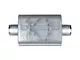 Street Series Street Flow 2 Chamber Aluminized Center/Center Muffler; 3-Inch Inlet/3-Inch Outlet (Universal; Some Adaptation May Be Required)