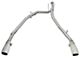AFE Large Bore-HD 2.50-Inch DPF-Back Dual Exhaust System with Polished Tips; Rear Exit (14-18 3.0L EcoDiesel RAM 1500)