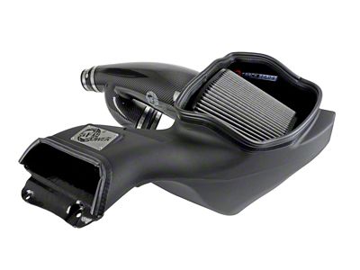 AFE Track Series Cold Air Intake with Pro DRY S Filter; Carbon Fiber (18-20 2.7L EcoBoost F-150)