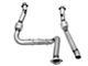 AFE 3-Inch Twisted Steel Catted Downpipe; Street Series (17-20 F-150 Raptor)