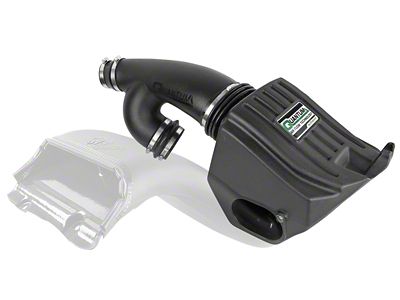 AFE Quantum Cold Air Intake with Pro DRY S Filter; Black (15-24 3.5L EcoBoost F-150, Excluding Raptor)