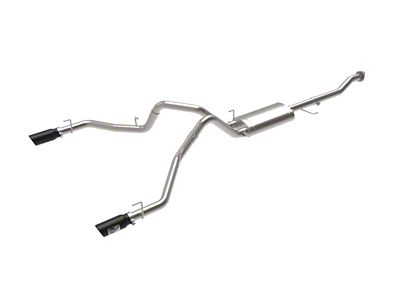 AFE Vulcan Series 3-Inch Dual Exhaust System with Black Tips; Side Exit (15-20 3.5L EcoBoost F-150, Excluding Raptor & 19-20 Limited)