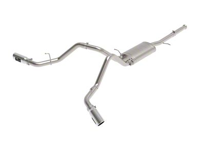 AFE Apollo GT Series 3-Inch Dual Exhaust System with Polished Tips; Side Exit (09-18 4.3L Silverado 1500)
