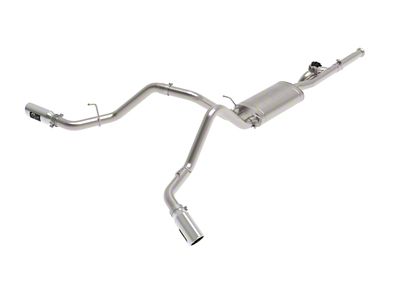 AFE Gemini XV 3-Inch Dual Exhaust System with Polished Tips; Side Exit (09-18 4.3L Silverado 1500)