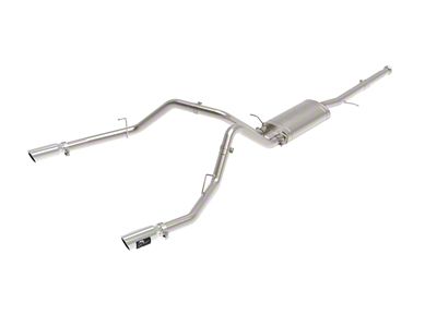 AFE Apollo GT Series 3-Inch Dual Exhaust System with Polished Tips; Rear Exit (09-18 4.8L Sierra 1500)