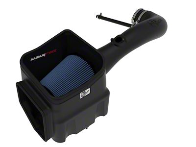 AFE Magnum FORCE Stage-2 Cold Air Intake with Pro 5R Oiled Filter; Black (09-13 4.8L Sierra 1500)