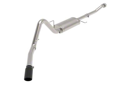 AFE Apollo GT Series 3-Inch Single Exhaust System with Black Tip; Side Exit (21-25 5.0L F-150, Excluding Tremor)